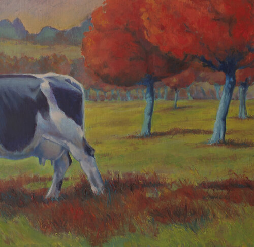 Les pommiers van Hubert Camiglieri, Schilderij te koop op Singulart