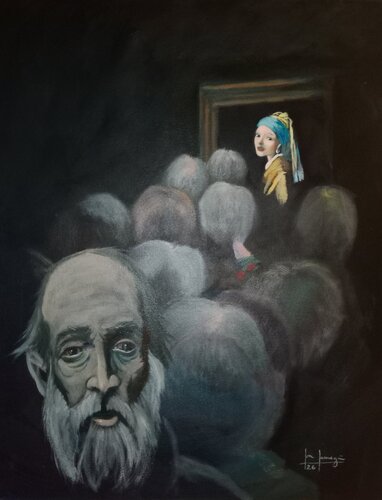 Selfie en el Museo de Jon Jauregui, Pintura a la venta en Singulart