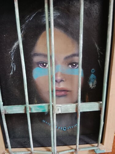 India encarcelada de Jon Jauregui, Pintura a la venta en Singulart