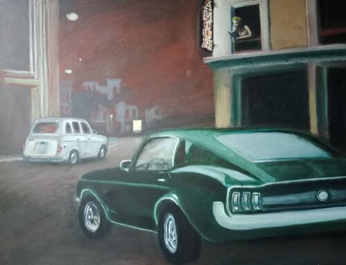 L'Amour á París van Jon Jauregui, Schilderij te koop op Singulart