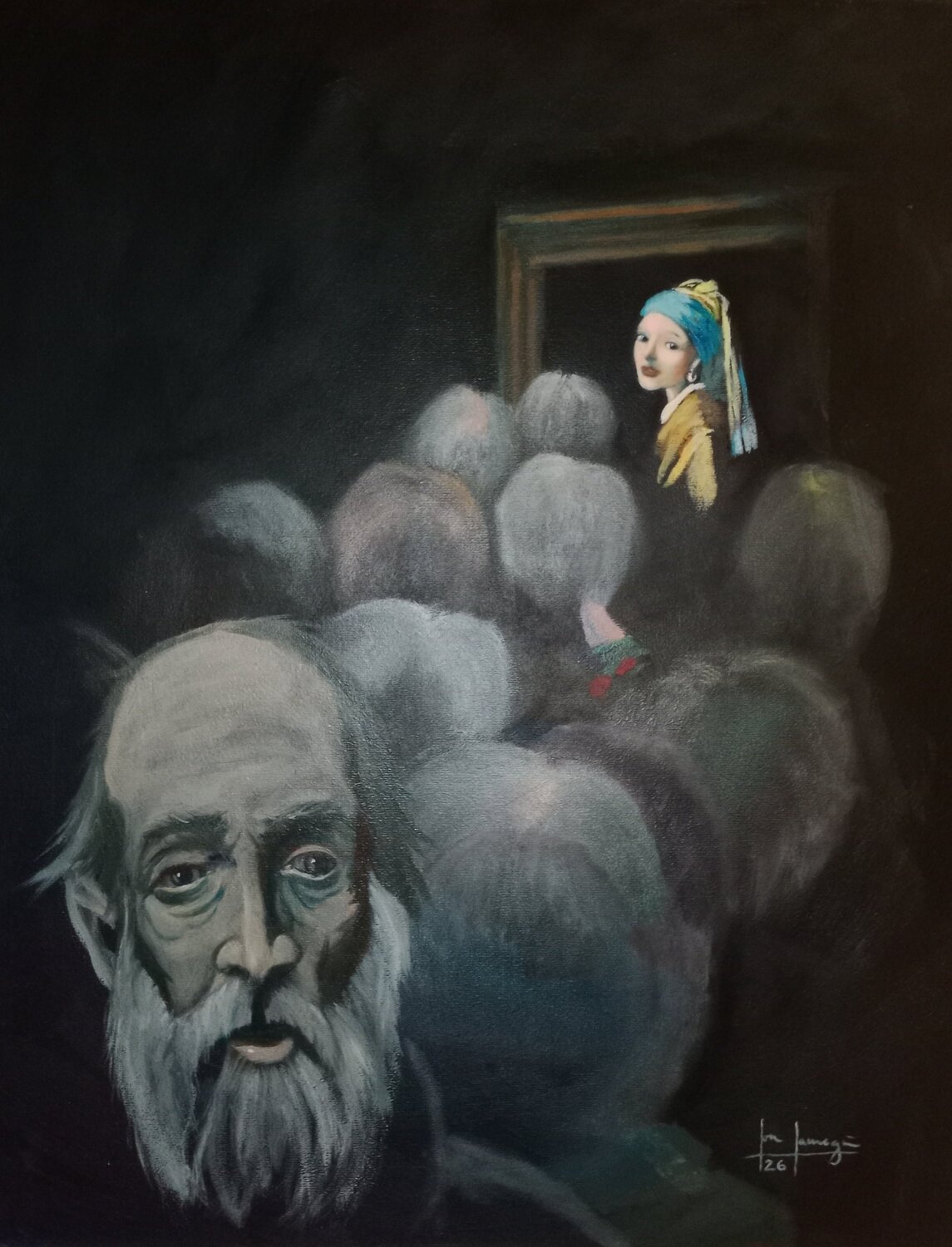 Selfie en el Museo Jon Jauregui