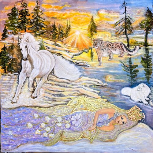 Winter Reverie von Sophia Bednarski, Malerei kaufen auf Singulart