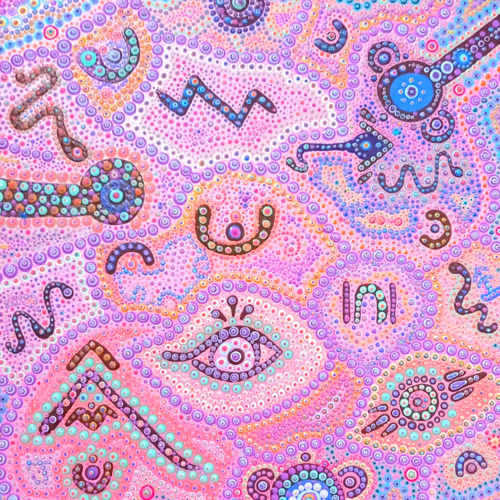 The Planet's activity di Virginie Bodéro, Pittura in vendita su Singulart