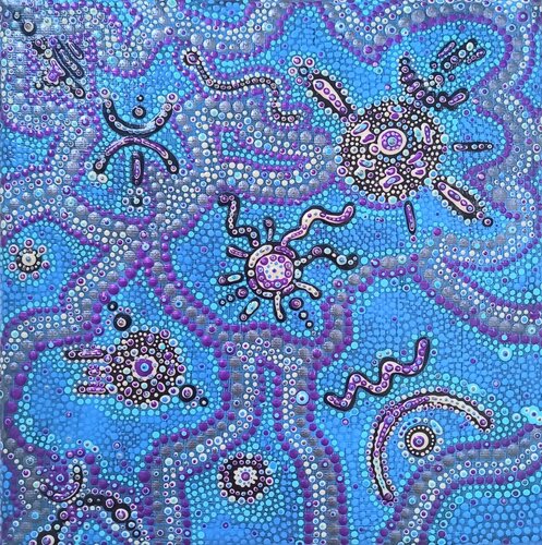 Underwater Vita di Virginie Bodéro, Pittura in vendita su Singulart