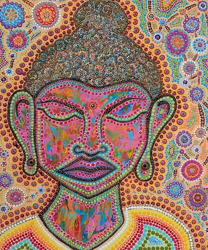 Méditation de Virginie Bodéro, Pintura a la venta en Singulart