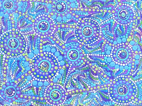 Galaxie di Virginie Bodéro, Pittura in vendita su Singulart