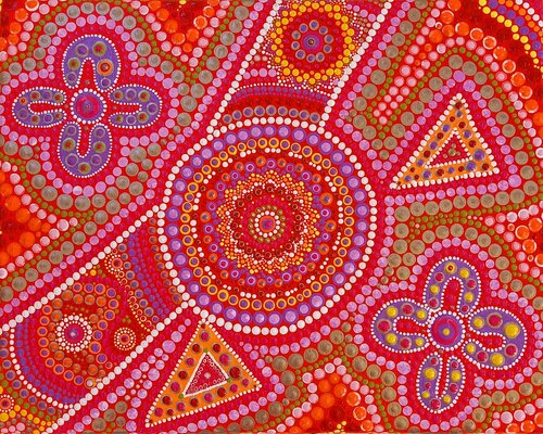 Indian Spirit di Virginie Bodéro, Pittura in vendita su Singulart