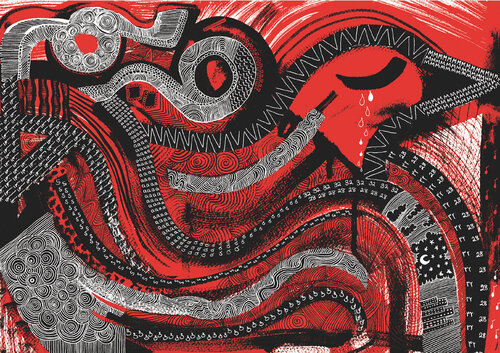 Pulse of Chaos de Maryam Soleimanirad, Pintura a la venta en Singulart
