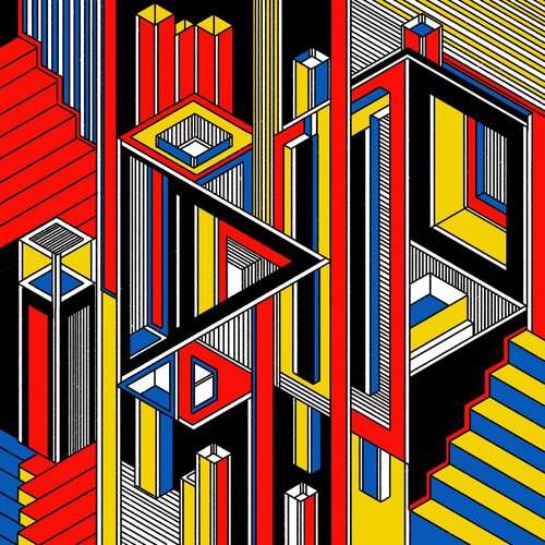 Urban Labyrinth de Maryam Soleimanirad, Digital a la venta en Singulart