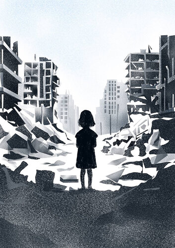 Ruins of Tomorrow de Maryam Soleimanirad, Impresión a la venta en Singulart