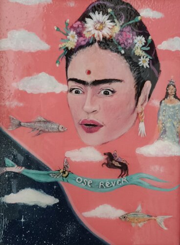 Ose rêver Frida de Marina Desportes, Pintura a la venta en Singulart