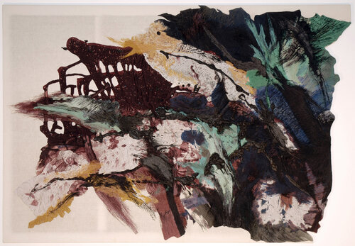 Textilmalerei de Renate Motycka, Téxtil a la venta en Singulart