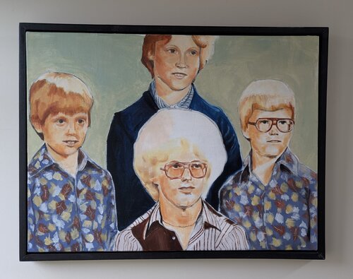 '70 US Family de Stefan de Vries, Pintura a la venta en Singulart