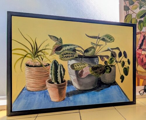 My Plants by Stefan de Vries, Painting for Sale on Singulart