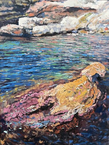 Mar y Rocas van Jose Antonio Martin Santos, Schilderij te koop op Singulart