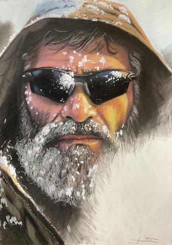 Anónimo bajo el hielo von Jose Antonio Martin Santos, Zeichnungen kaufen auf Singulart