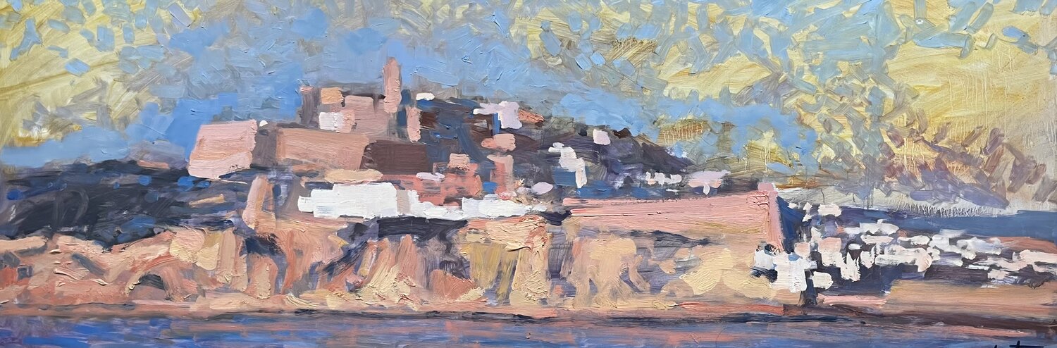 Ibiza al Amanecer Jose Antonio Martin Santos Originalgemälde zu verkaufen