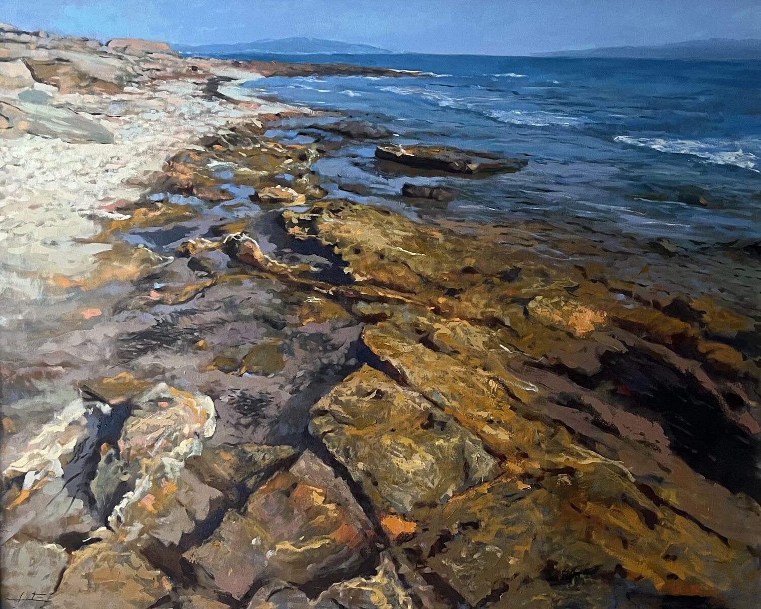 Bahía de Alcudia Jose Antonio Martin Santos Originalgemälde zu verkaufen
