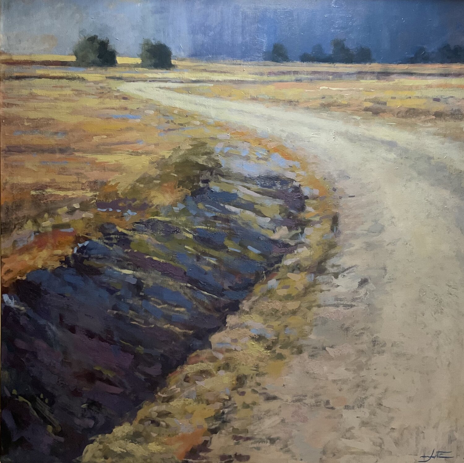 Tormenta de Verano Jose Antonio Martin Santos Peinture originale à vendre