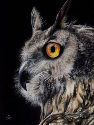 Wächter der Nacht de Maria Bartusek, Dibujo a la venta en Singulart