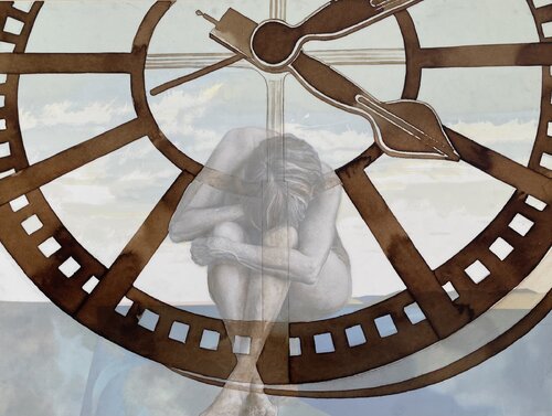 How did it get so late so soon? 1 by Annette Nieukerk, 회화 for Sale on Singulart