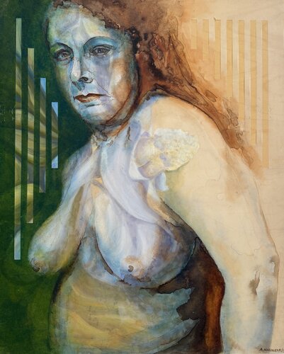 Lenore was intense in her longing von Annette Nieukerk, Malerei kaufen auf Singulart