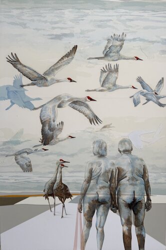 the long road home 6 von Annette Nieukerk, Malerei kaufen auf Singulart