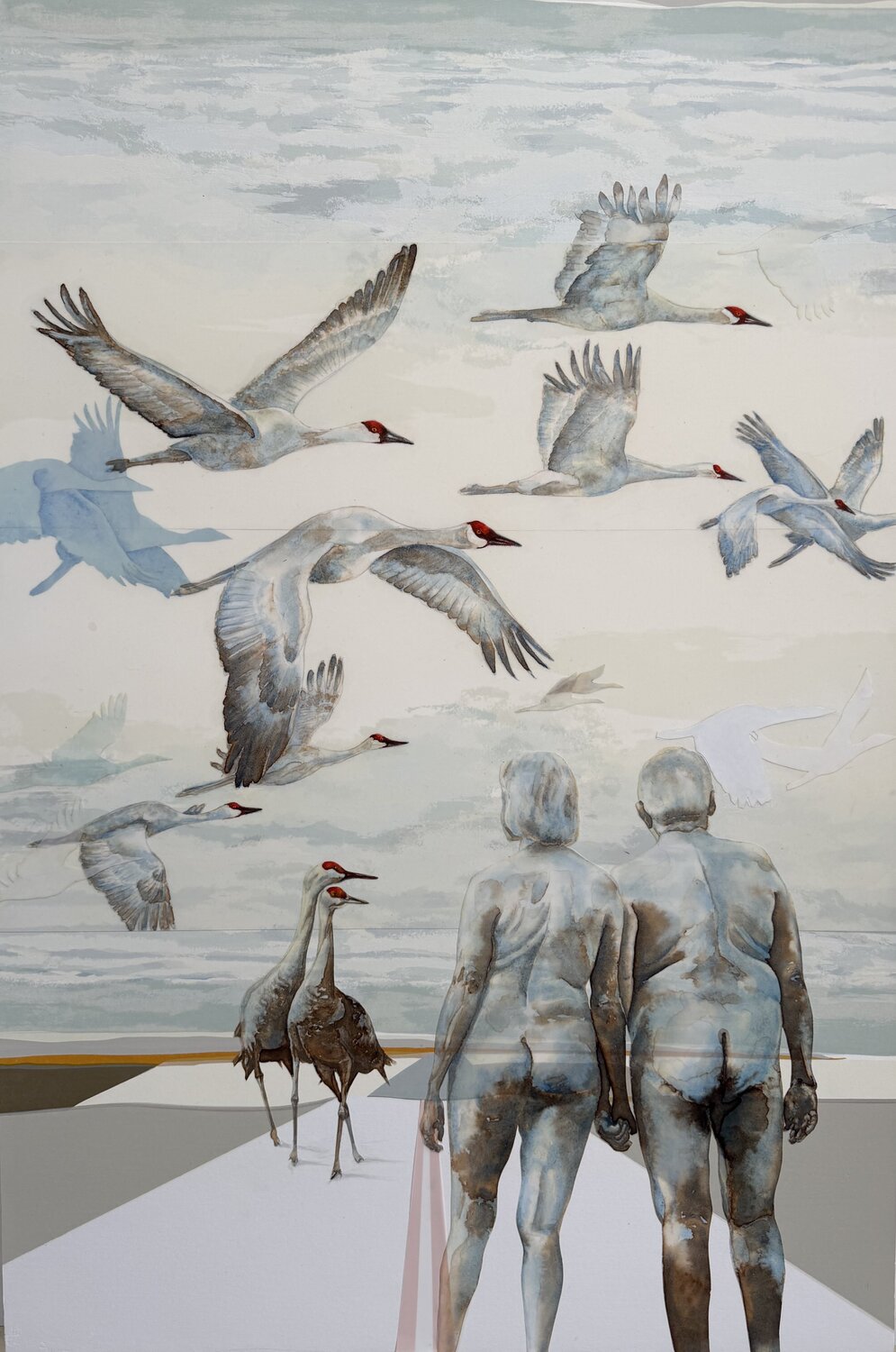the long road home 6 Annette Nieukerk Originalgemälde zu verkaufen