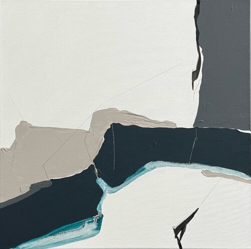 Between Inhale and Exhale di Daria Vergina, Pittura in vendita su Singulart