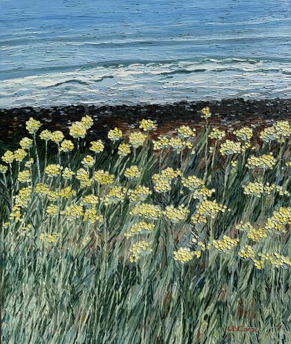 Blooming sea by Ulyana Korol, Painting for Sale on Singulart
