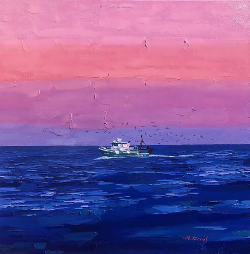 Great catch by Ulyana Korol, 회화 for Sale on Singulart