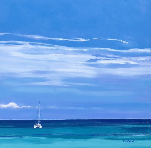 Mallorca. Cala Mezquida by Ulyana Korol, 회화 for Sale on Singulart