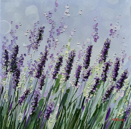 Lavender obsession van Ulyana Korol, Schilderij te koop op Singulart