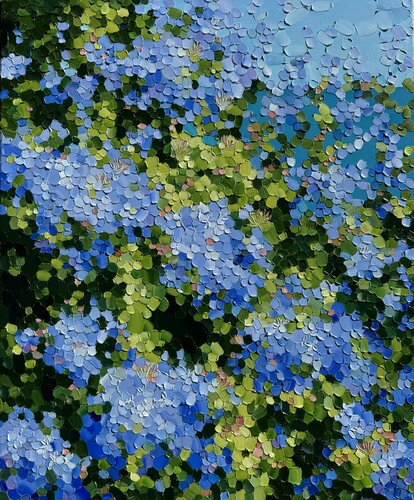 Royal blue of Mallorca. Part II by Ulyana Korol, Painting for Sale on Singulart