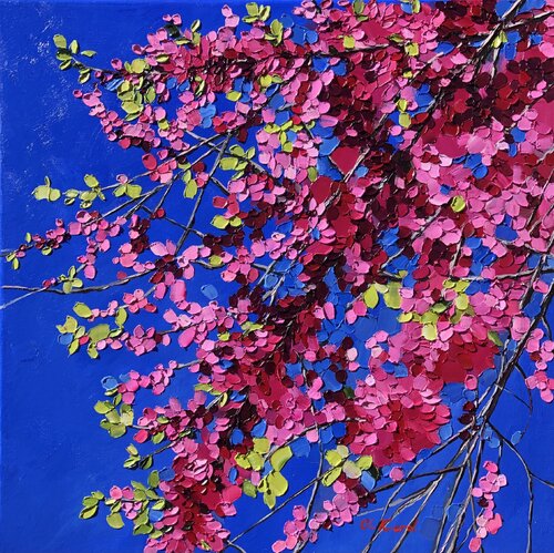 Tree of love. Spring 2023 van Ulyana Korol, Schilderij te koop op Singulart