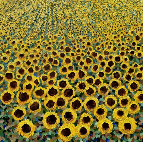 Golden eyes by Ulyana Korol, 회화 for Sale on Singulart