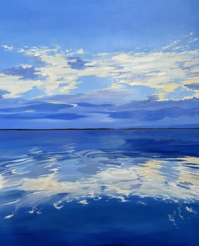 The coming twilight par Ulyana Korol, Peinture en vente sur Singulart