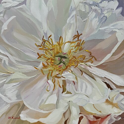 Ivory bloom by Ulyana Korol, 회화 for Sale on Singulart