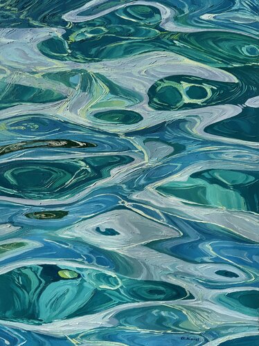 Fluid illusions di Ulyana Korol, Pittura in vendita su Singulart