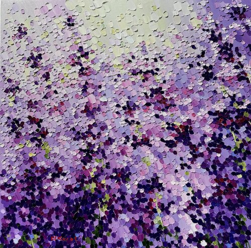 Purple vibrations de Ulyana Korol, Pintura a la venta en Singulart