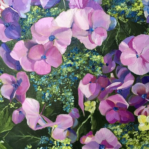 Hydrangea by Ulyana Korol, 회화 for Sale on Singulart