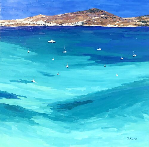 Dreaming of paradise by Ulyana Korol, 회화 for Sale on Singulart