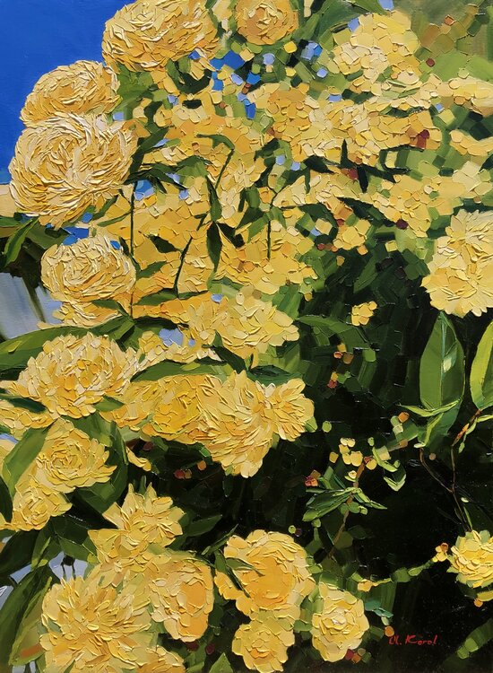 Moment of yellow bloom Ulyana Korol