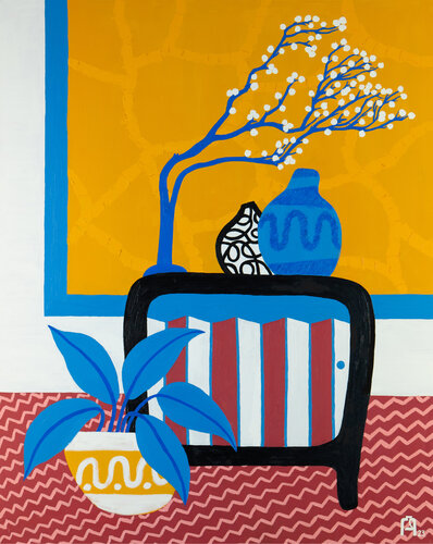 Interior Still life de Apollinaria Manko, Pintura a la venta en Singulart