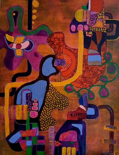 Guiding star di ERIKA PETRULIENE, Pittura in vendita su Singulart