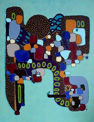 Color catcher by ERIKA PETRULIENE, Painting for Sale on Singulart