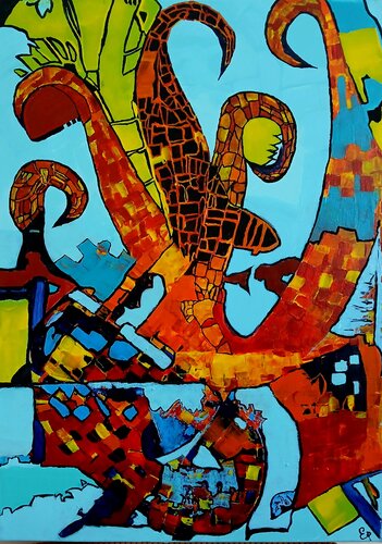 Fairytale van ERIKA PETRULIENE, Schilderij te koop op Singulart