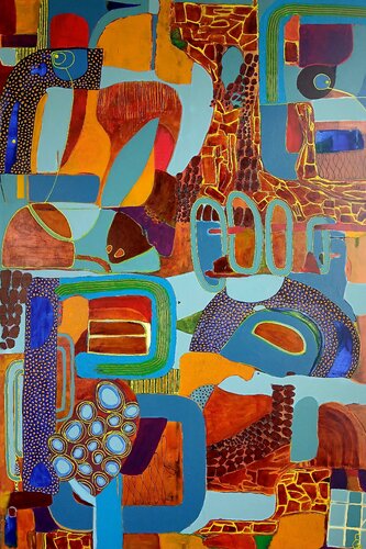 Surf and Turf by ERIKA PETRULIENE, Painting for Sale on Singulart