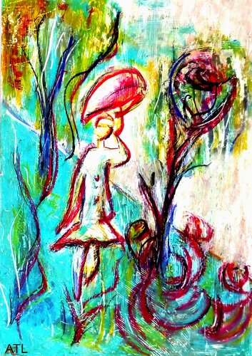 オイルパステル絵画販売 : 現代オイルパステル絵画をオンライン