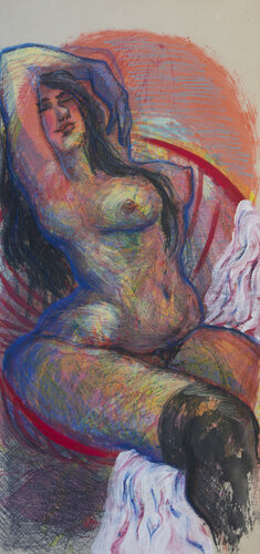 Mediterranea par Lea Jerlagic, Œuvre sur papier en vente sur Singulart